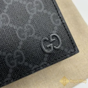 Logo bên ngoài Ví nam Gucci đựng thẻ Card Case 768249 FACQC 1048