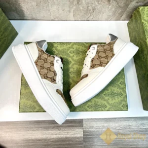 Mặt 2 bên Giày nam Gucci sneaker GG Trainer White GC082906