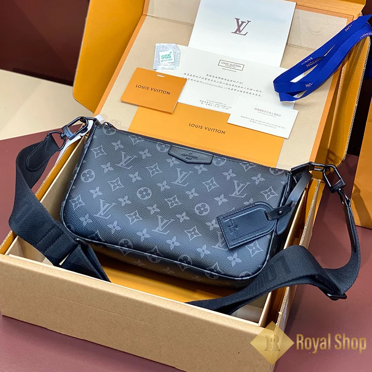 Mặt sau Túi LV Nam Pochette Accessoire XL M11741