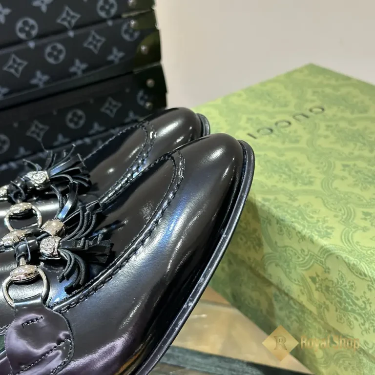 Mũi Giày lười Gucci nam đế cao Jordaan loafer JGC08062