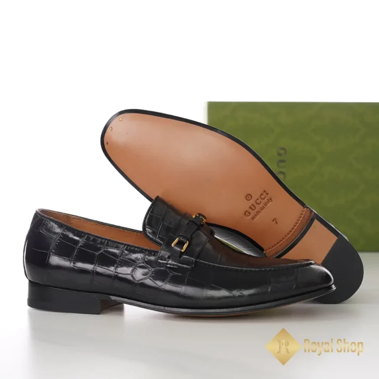 Gót Giày lười Gucci nam đế cao Loafer JGC08124