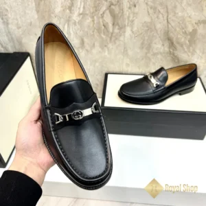 Trên tay Giày lười Gucci nam đế cao loafer Horsebit JGC080810