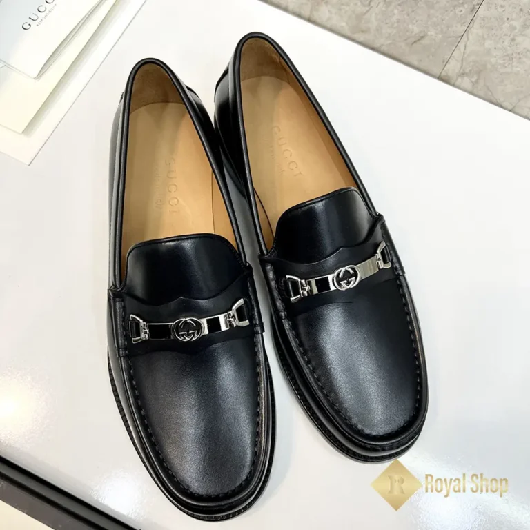 Trước Giày lười Gucci nam đế cao loafer Horsebit JGC080810