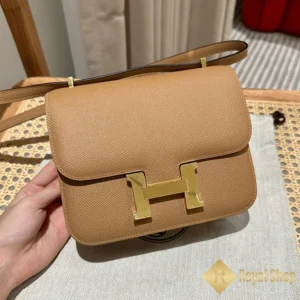 Túi nữ Hermes Constance 19 Gold Brown