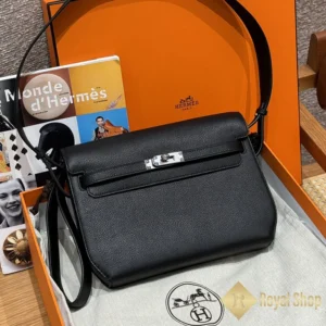 Túi nữ Hermes Kelly depeches 25 Ck89Noir H084416CKAC