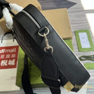 Cạnh Túi công sở nam Gucci Jumbo GG briefcase màu đen GC792264