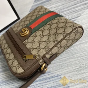 Cạnh bên Túi nam Gucci Ophidia small messenger màu nâu GC547926