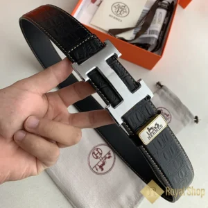 Dây nịt Hermes nam màu đen BHM092405