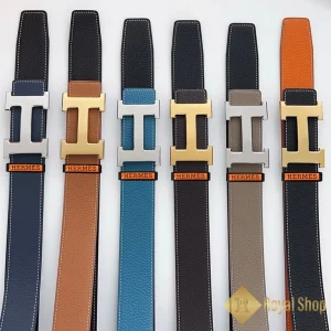 Dây nịt Hermes nam màu đen BHM092703 đủ màu mặt dây