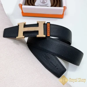 Dây nịt Hermes nam siêu cấp BHM092707 màu đen