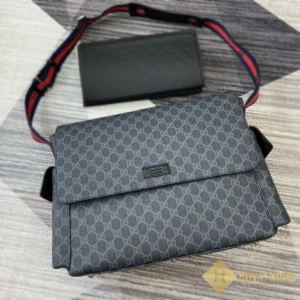 Góc nghiêng Túi nam Gucci đeo chéo Messenger màu đen GC211131