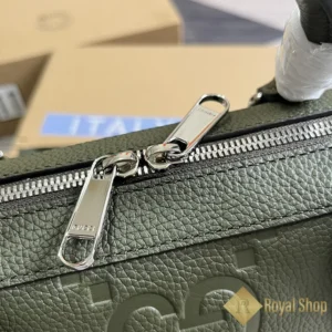 Khoá Túi công sở nam Gucci Jumbo GG briefcase màu xanh lá GC658573