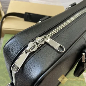 Khoá kéo Cặp Gucci nam công sở Medium GG Briefcase màu đen GC795461