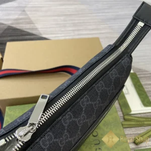 Khoá kéo Túi Gucci nam GG Supreme Messenger màu xám GC792082