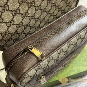 Khoá kéo Túi Gucci nam đeo chéo Ophidia medium Messenger màu nâu GC724704