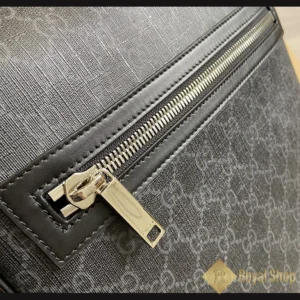 Khoá kéo bên ngoài Túi Gucci nam GG Supreme Messenger màu đen GC792081FADJA 1042