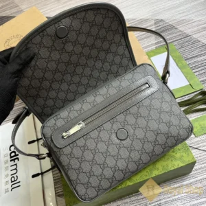 Khoá kéo ngăn bên trong Túi nam Gucci đeo chéo Ophidia medium Messenger màu xám GC724704