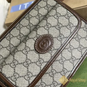 Logo Túi Gucci nam Vintage màu nâu GC674164