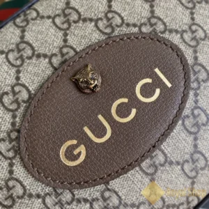 Logo Túi nam Gucci Neo Vintage small messenger màu nâu GC476466