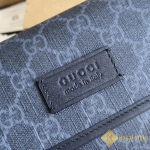 Logo Túi nam Gucci đeo chéo Neo Vintage small belt màu xám GC493930