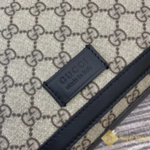 Logo da Túi Gucci nam GG Supreme medium diaper màu nâu GC495909