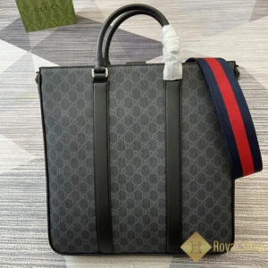 Mặt sau Túi xách nam Gucci GG tote màu xám GC794918