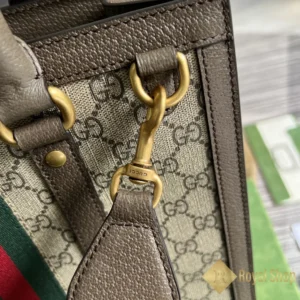 Móc qoai Túi xách nam Gucci Ophidia GG Tote màu nâu 724685