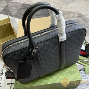 Tay cầm Túi công sở Gucci nam GG briefcase màu đen GC792077