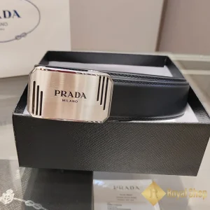 Thắt lưng Prada nam khoá trắng BPR092714V