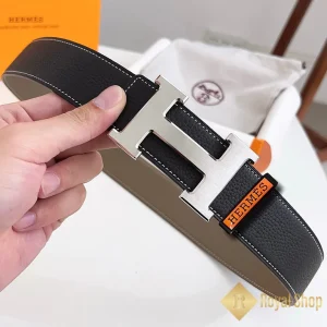 Trên tay Dây nịt Hermes nam màu đen BHM092703