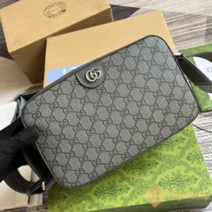 Trên tay Túi nam Gucci Ophidia crossbody màu xám GC767190