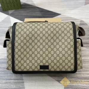 Túi Gucci nam GG Supreme medium diaper màu nâu GC495909