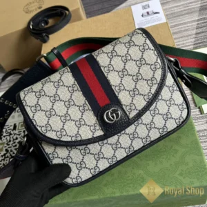 Túi Gucci nam đeo chéo Ophidia GG small Shoulder màu đen 722117