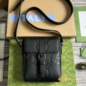 Túi nam Gucci Jumbo GG small messenger phiên bản 2024 GC760235