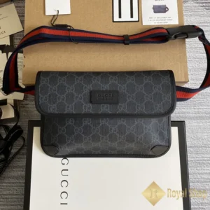 Túi nam Gucci đeo chéo Neo Vintage small belt màu xám GC493930