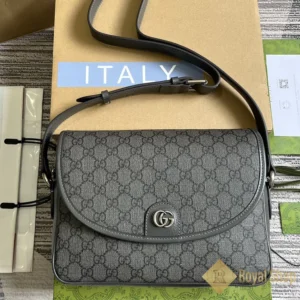 Túi nam Gucci đeo chéo Ophidia medium Messenger màu xám GC724704