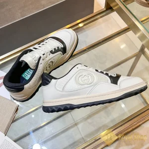 Cạnh Giày Gucci nam nữ sneaker MAC80 màu đen 750834TV