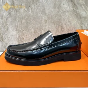 Cạnh Giày loafer Hermes nam đế cao HM100609D