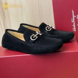 Cạnh Giày lười Ferragamo nam đế bệt moccasin Driver F-ZM20983Q