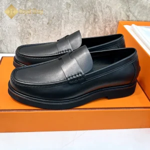 Cạnh Giày lười nam Hermes loafer đế cao HM100603D