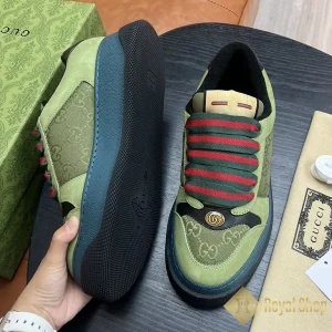 Đế Giày Gucci nam sneaker Screener màu xanh lá 7F1838TV