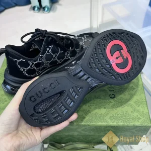 Đế Giày sneaker Gucci nam nữ Run màu đen 758088TV