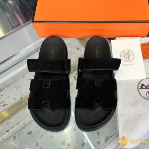 Dép Hermes nam đẹp da lộn Chypre sandal HM113885TV