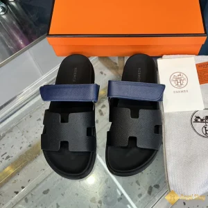 Dép Hermes nam màu đen Chypre sandal HM113888TV đẹp