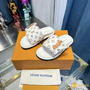 Dép LV unisex màu trắng siêu cấp LV112952TV giá rẻ