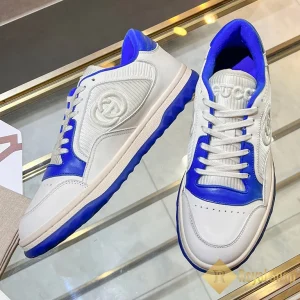 Form Giày sneaker Gucci nam nữ MAC80 màu xanh 750834TV