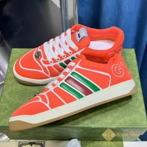 Giày Gucci nam Screener sneaker màu cam 780260 TV