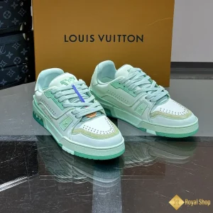 Giày LV unisex Trainer Sneaker xanh lá 102701