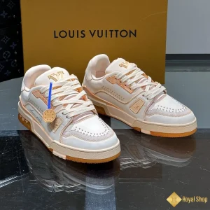 Giày Sneaker LV unisex Trainer màu cam 102703 hot