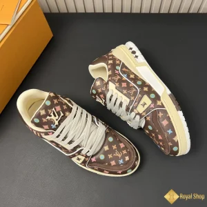 Giày nam LV Trainer Sneaker Monogram nâu 1ACXB1